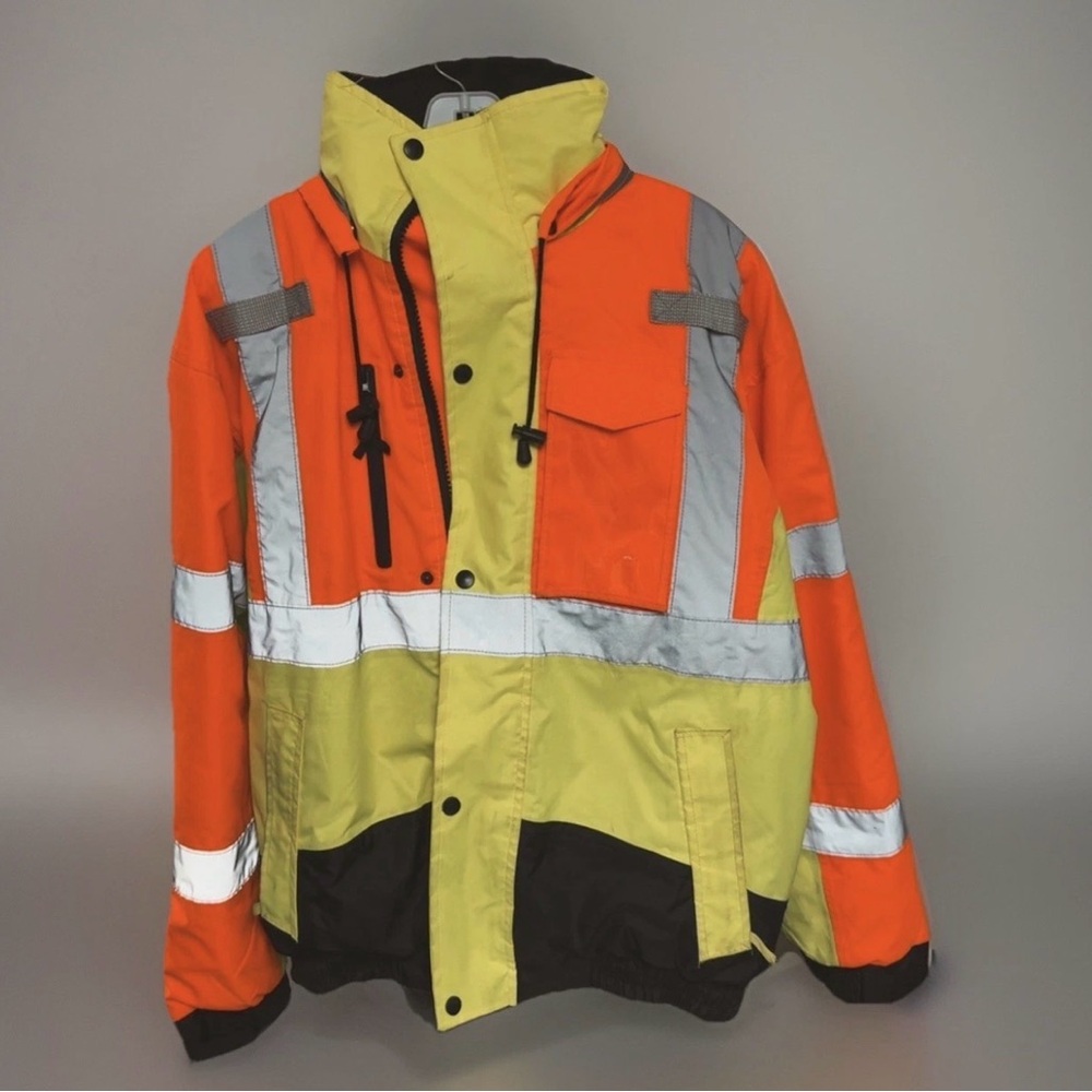 Radians Multi-Color Hi-Visibility SJ12-3ZMS Weatherproof Safety Jacket